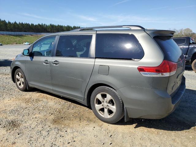 5TDKK3DC8BS151810 - 2011 TOYOTA SIENNA LE GRAY photo 2