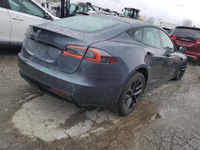 5YJSA1E5XMF438208 - 2021 TESLA MODEL S GRAY photo 3