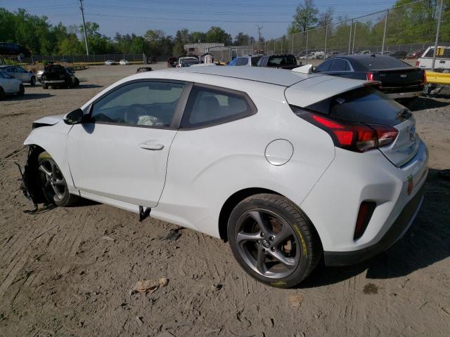 KMHTG6AF8KU010779 - 2019 HYUNDAI VELOSTER BASE WHITE photo 2