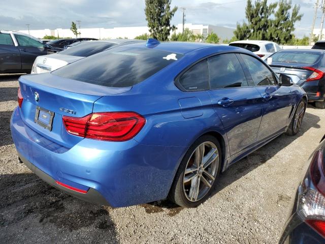 WBA4J1C54JBG75917 - 2018 BMW 430I GRAN COUPE BLUE photo 3