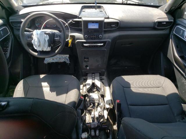 1FM5K8AB3MGA43030 - 2021 FORD EXPLORER POLICE INTERCEPTOR أسود صورة 8