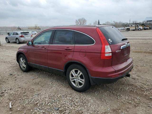 5J6RE4H71AL049235 - 2010 HONDA CR-V EXL RED photo 2