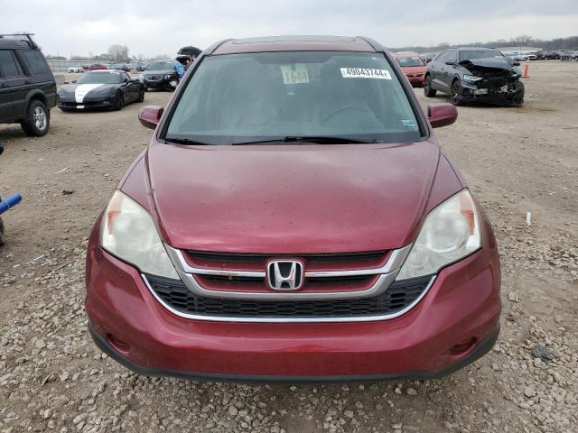 5J6RE4H71AL049235 - 2010 HONDA CR-V EXL RED photo 5