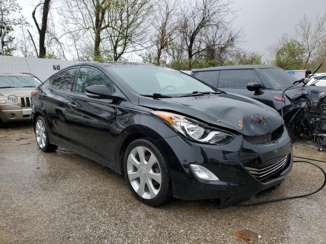 KMHDH4AE7DU750906 - 2013 HYUNDAI ELANTRA GLS BLACK photo 4