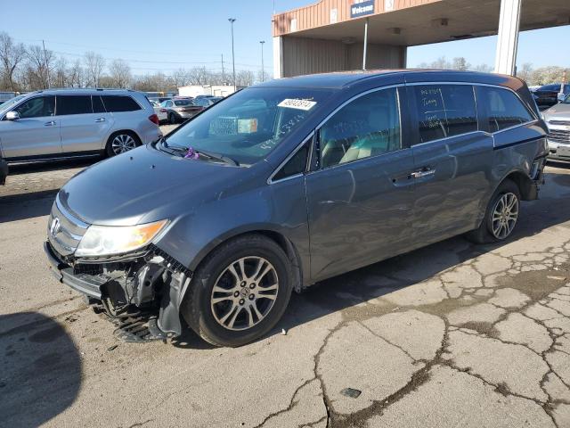 5FNRL5H63BB040954 - 2011 HONDA ODYSSEY EXL GRAY photo 1