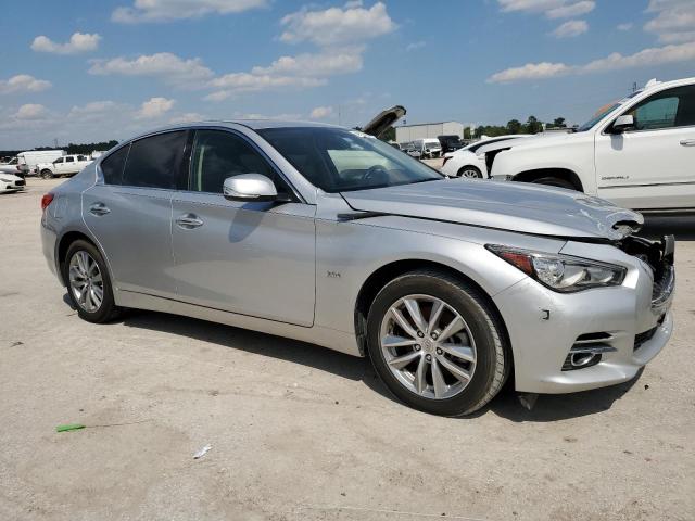 JN1CV7AP5HM641543 - 2017 INFINITI Q50 BASE SILVER photo 4