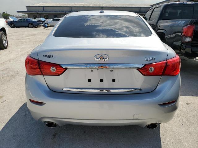 JN1CV7AP5HM641543 - 2017 INFINITI Q50 BASE SILVER photo 6