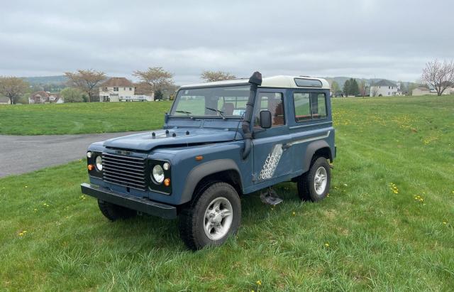 SALLDVBB8FA450083 - 1990 LAND ROVER DEFENDER BLUE photo 2