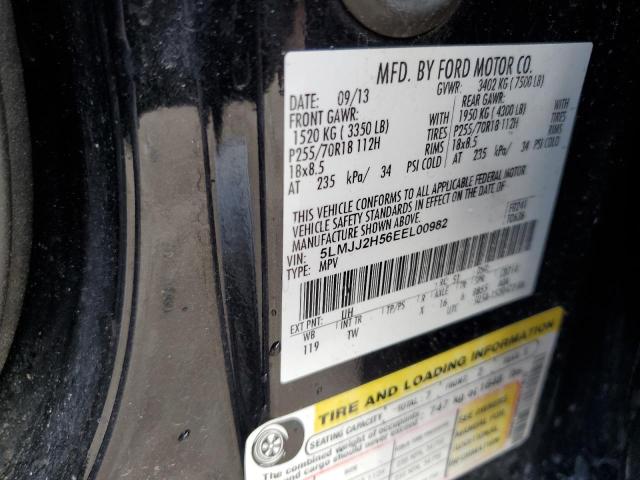 5LMJJ2H56EEL00982 - 2014 LINCOLN NAVIGATOR BLACK photo 13