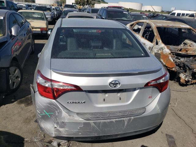 5YFBURHE7EP059187 - 2014 TOYOTA COROLLA L SILVER photo 6