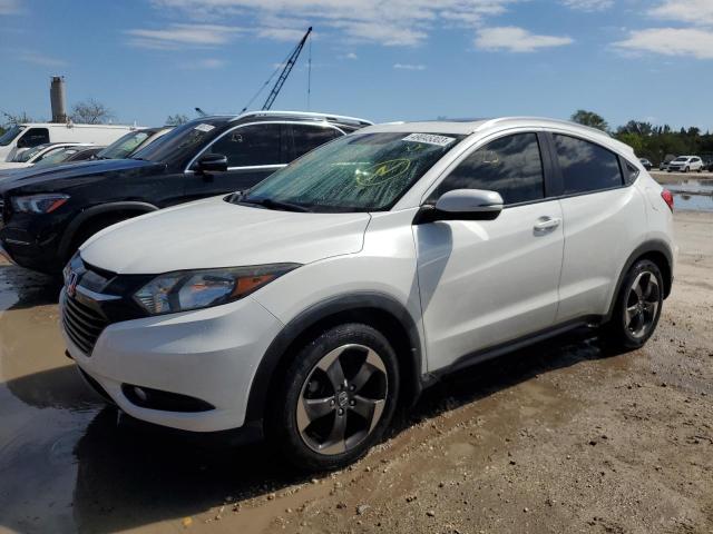 3CZRU5H71JM709927 - 2018 HONDA HR-V EXL WHITE photo 1