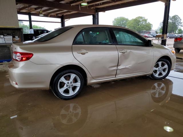 2T1BU4EE4BC640651 - 2011 TOYOTA COROLLA LE BASE GOLD photo 3