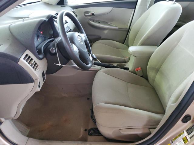 2T1BU4EE4BC640651 - 2011 TOYOTA COROLLA LE BASE GOLD photo 7