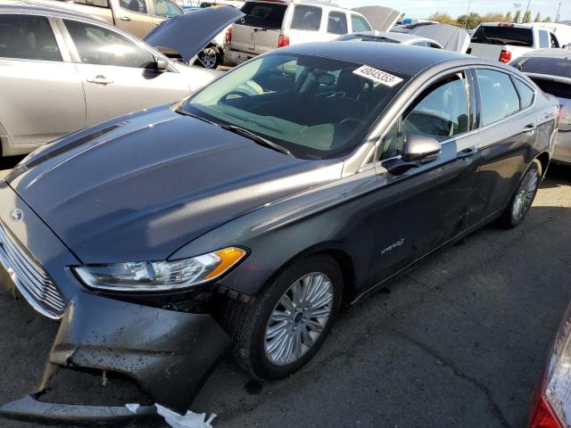 3FA6P0LU8FR161425 - 2015 FORD FUSION SE HYBRID CHARCOAL photo 1