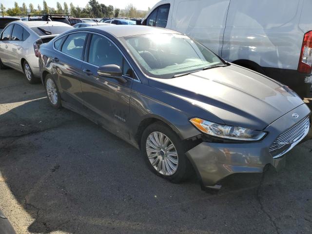 3FA6P0LU8FR161425 - 2015 FORD FUSION SE HYBRID CHARCOAL photo 4