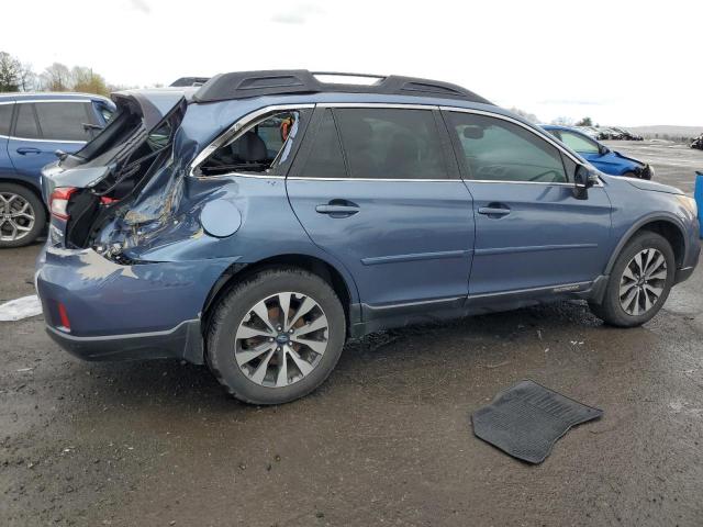 4S4BSANC1F3291140 - 2015 SUBARU OUTBACK 2.5I LIMITED BLUE photo 3