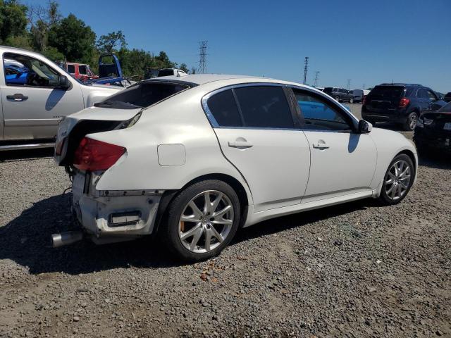 JN1CV6AP7AM203476 - 2010 INFINITI G37 BASE WHITE photo 3