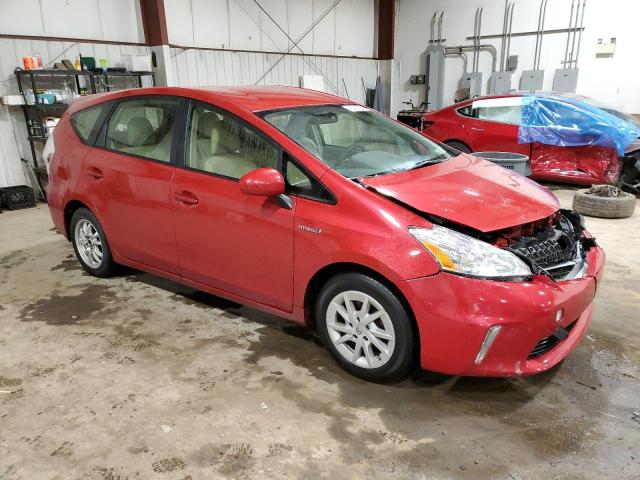 JTDZN3EU6C3164779 - 2012 TOYOTA PRIUS V RED photo 4