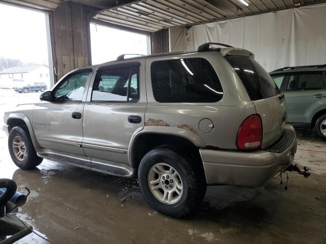 1B4HS28N91F535557 - 2001 DODGE DURANGO SILVER photo 2