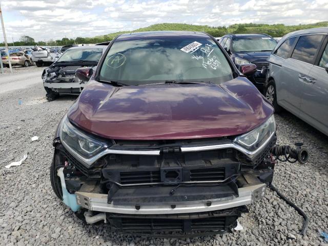 5J6RW1H83HL006157 - 2017 HONDA CR-V EXL BURGUNDY photo 5