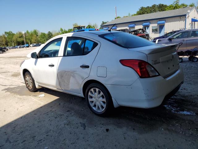 3N1CN7AP4FL928685 - 2015 NISSAN VERSA S WHITE photo 2