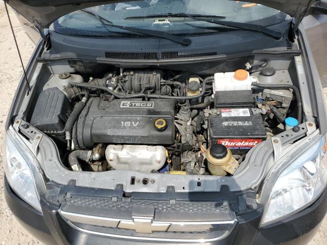 KL1TD56678B198528 - 2008 CHEVROLET AVEO BASE GRAY photo 11