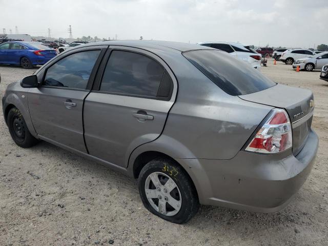 KL1TD56678B198528 - 2008 CHEVROLET AVEO BASE GRAY photo 2