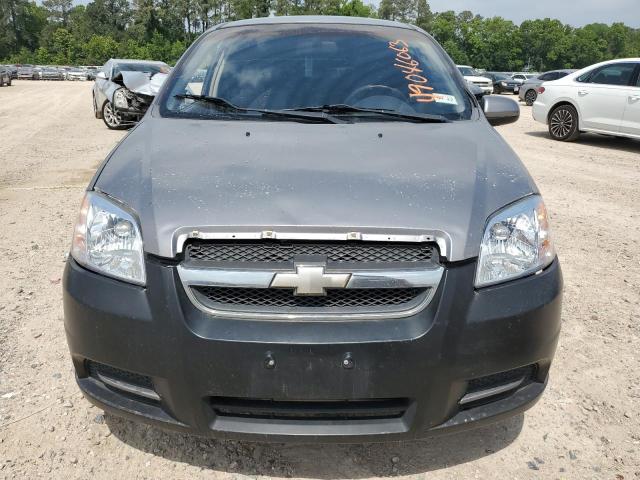 KL1TD56678B198528 - 2008 CHEVROLET AVEO BASE GRAY photo 5