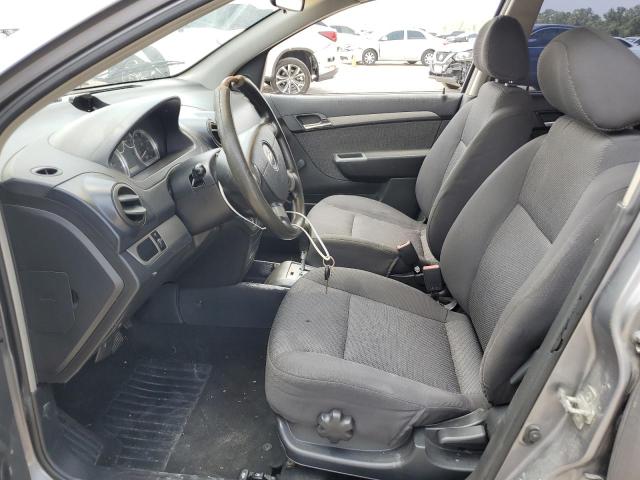 KL1TD56678B198528 - 2008 CHEVROLET AVEO BASE GRAY photo 7