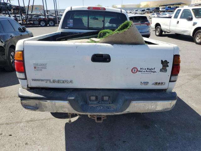 5TBBT4416YS002167 - 2000 TOYOTA TUNDRA ACCESS CAB WHITE photo 6