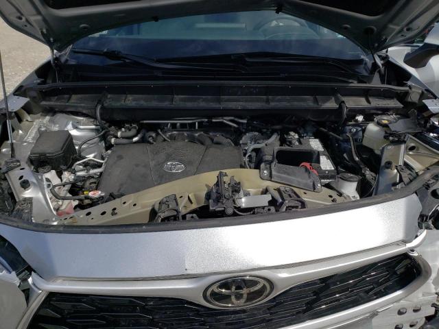 5TDGZRBH6NS206312 - 2022 TOYOTA HIGHLANDER XLE SILVER photo 12