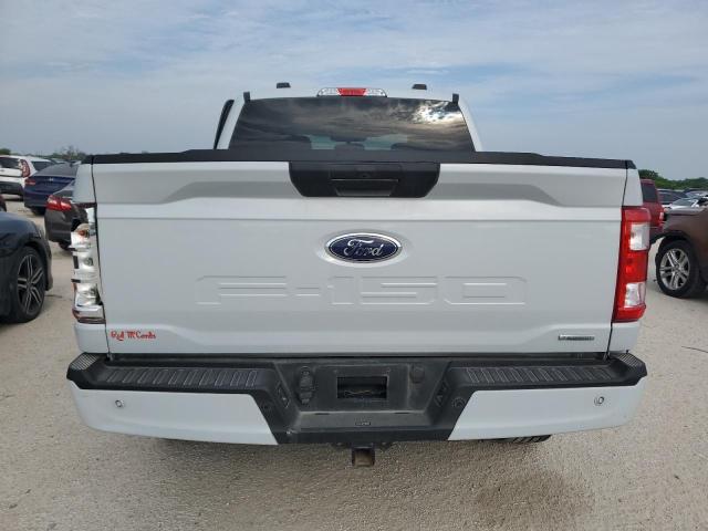 1FTEW1CP4NKD49838 - 2022 FORD F150 SUPERCREW WHITE photo 6