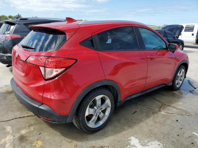 3CZRU5H73HM715593 - 2017 HONDA HR-V EXL RED photo 3