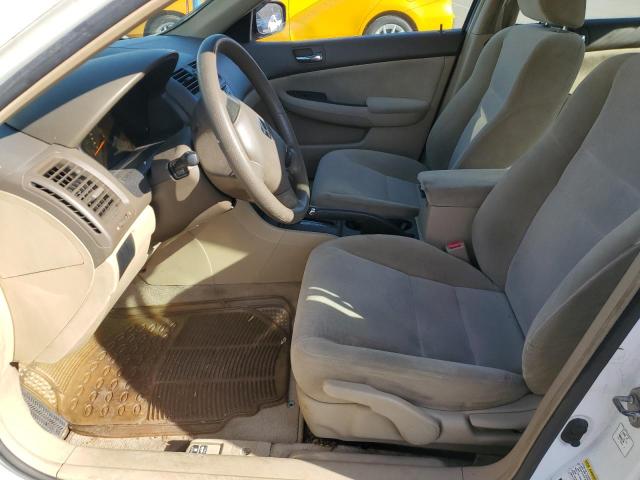 1HGCM56484A078150 - 2004 HONDA ACCORD LX WHITE photo 7