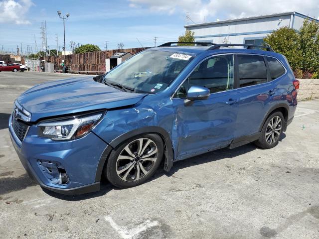 JF2SKAUC4KH556198 - 2019 SUBARU FORESTER LIMITED BLUE photo 1