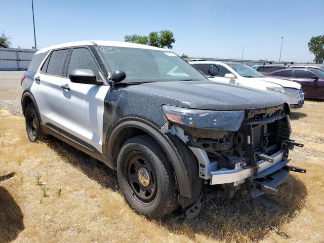 1FM5K8AB1LGD09210 - 2020 FORD EXPLORER POLICE INTERCEPTOR BLACK photo 4