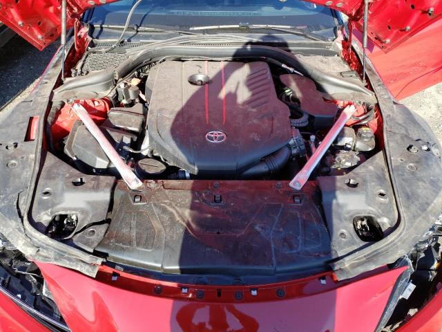 WZ1DB0C06MW040689 - 2021 TOYOTA SUPRA BASE RED photo 11