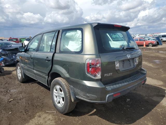 2HKYF18196H532928 - 2006 HONDA PILOT LX GREEN photo 2