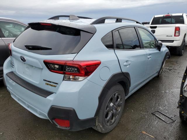 JF2GTHSC0NH207204 - 2022 SUBARU CROSSTREK SPORT BLUE photo 3