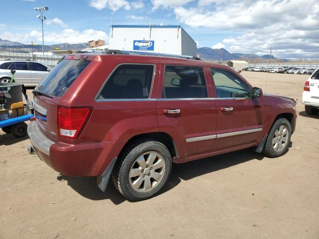 1J8HR68218C164488 - 2008 JEEP GRAND CHER OVERLAND BURGUNDY photo 3