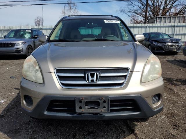 SHSRD78995U324671 - 2005 HONDA CR-V SE GOLD photo 5