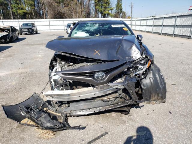 4T1B11HK5KU741138 - 2019 TOYOTA CAMRY L GRAY photo 5