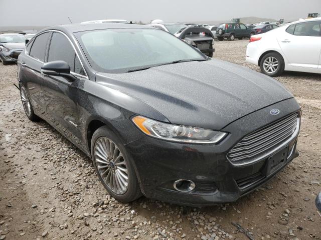 3FA6P0RU9ER262527 - 2014 FORD FUSION TITANIUM HEV BLACK photo 4