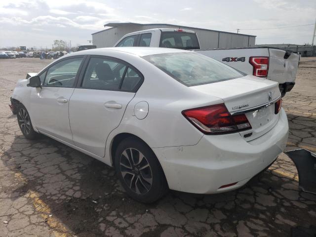 19XFB2F96DE056138 - 2013 HONDA CIVIC EXL WHITE photo 2