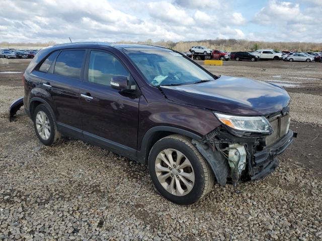 5XYKU4A79EG516472 - 2014 KIA SORENTO EX BURGUNDY photo 4