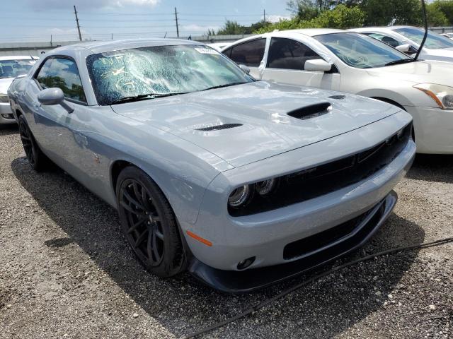 2C3CDZFJ7NH212052 - 2022 DODGE CHALLENGER R/T SCAT PACK GRAY photo 4