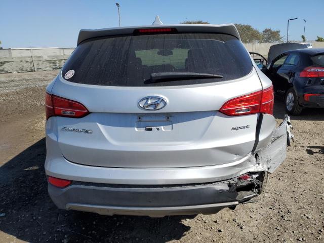 5XYZT3LB1EG145756 - 2014 HYUNDAI SANTA FE S SILVER photo 6