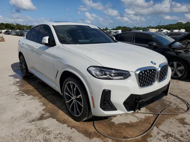 5UX33DT03N9J86660 - 2022 BMW X4 XDRIVE30I WHITE photo 4