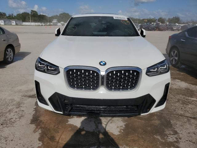 5UX33DT03N9J86660 - 2022 BMW X4 XDRIVE30I WHITE photo 5