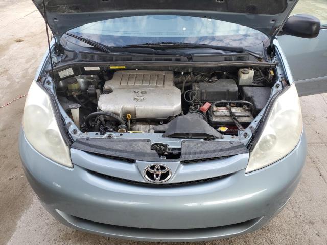 5TDZK23CX8S177313 - 2008 TOYOTA SIENNA CE BLUE photo 12